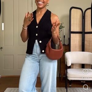 Cutaway Sweater Vest
